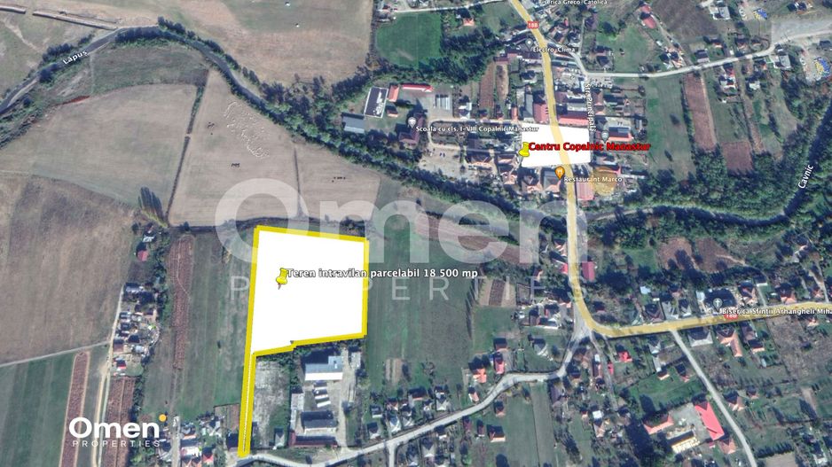 Teren intravilan parcelabil Copalnic-Manastur - Poză 3