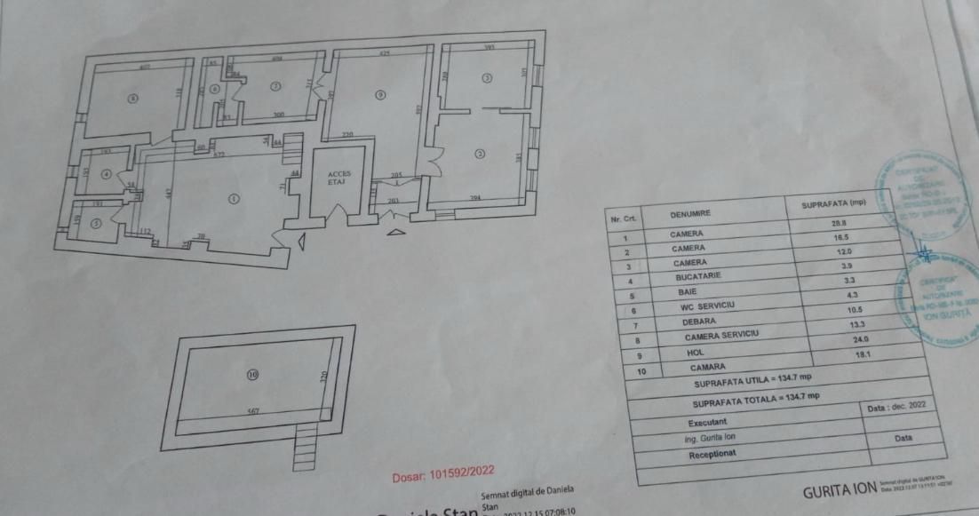 VILĂ INDIVIDUALĂ | CURTE PROPRIE 20 MP | ZONA DACIA - Schiță 26