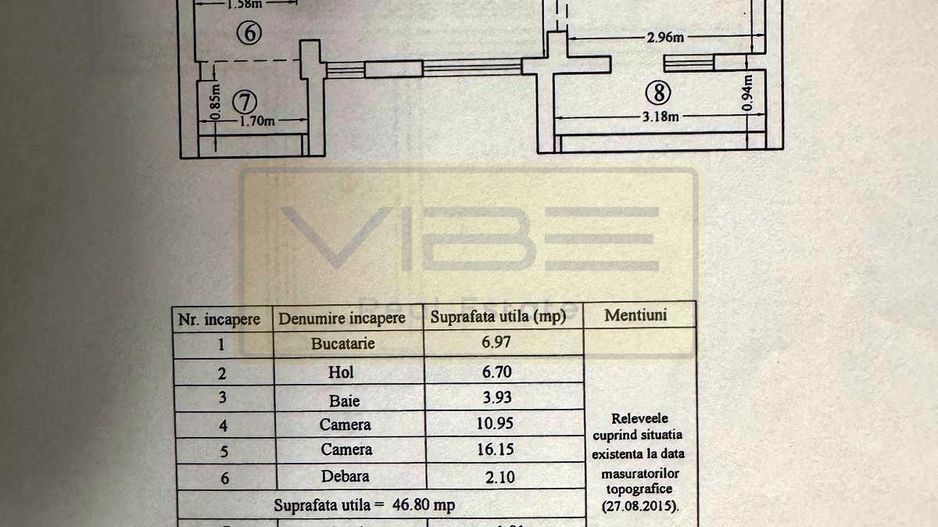 Apartament 2 camere (intabulat)+parcare Bucium - Poză 21