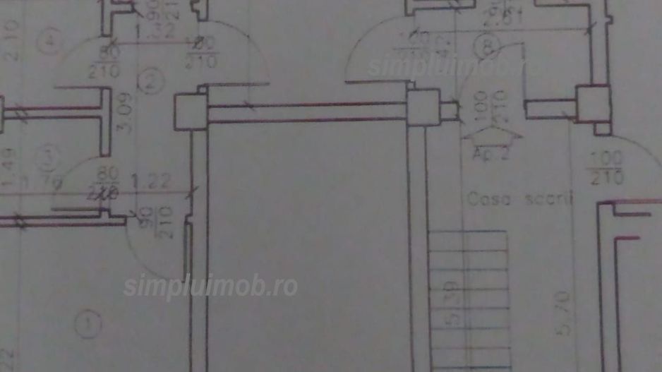 Trapezului Metrou 1 Decembrie 3 Camere - Schiță 17