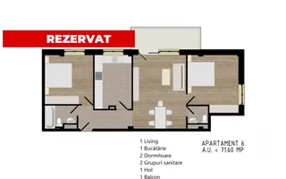 Zorilor Residence, Apartamente Noi 2-3-4 camere - Str. Zorilor - Carei - Poză 13