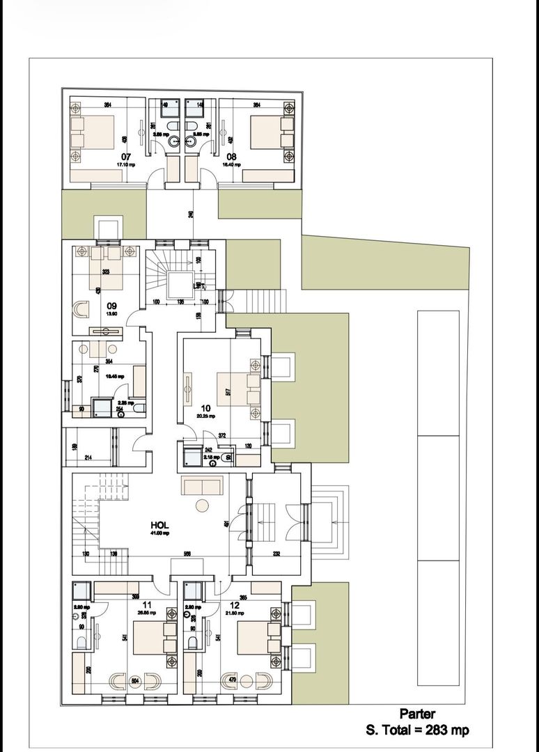 Imobil + teren cu autorizatie si proiect 29 apartamente  Kogalniceanu - Cismigiu - Poză 1