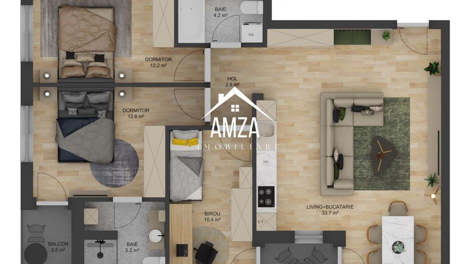 Apartament 4 camere – Șelimbăr, str. Doamna Stanca - Poză 1