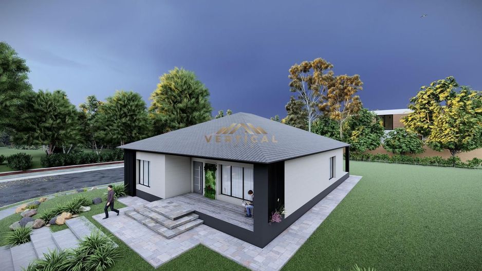 Casa pe un singur nivel 4 camere - comuna Berceni - Poză 2