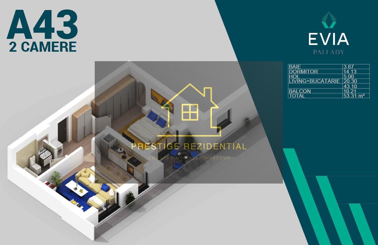 Apart 2 cam-Finalizat, Direct Dez, Comision 0, 10 min Metrou - Poză 1