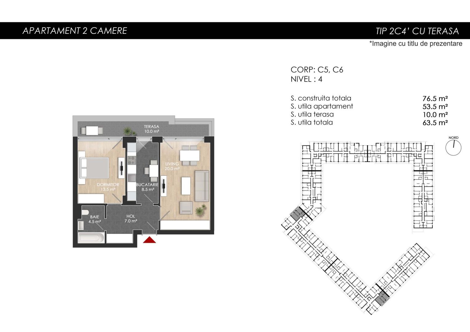 Apartament 2 camere decomandat + terasa 10mp Lacul Straulesti - Poză 8
