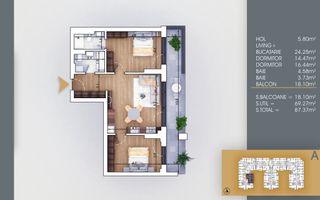 Vedere libera zona verde Finalizat 10 minute de metrou Teclu ikea - Poză 5