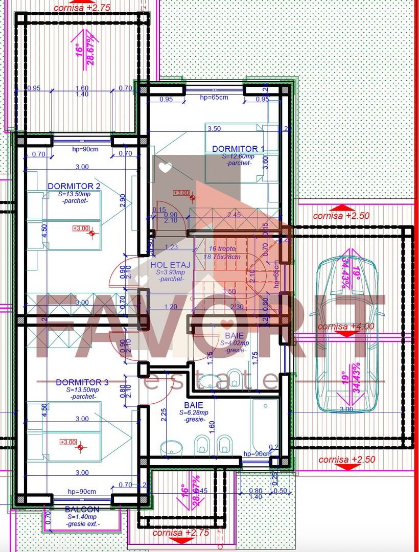 COMISION 0%. Duplex despartit prin garaj finisat la cheie in Dumbravita - Schiță 3