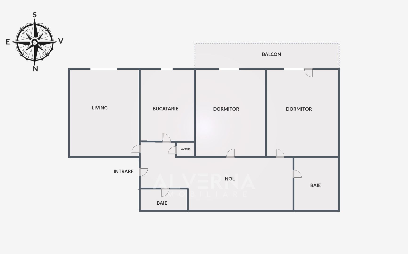 COMISION 0% Apartament 3 camere | decomandat | 67mp | cartier Manastur - Schiță 8