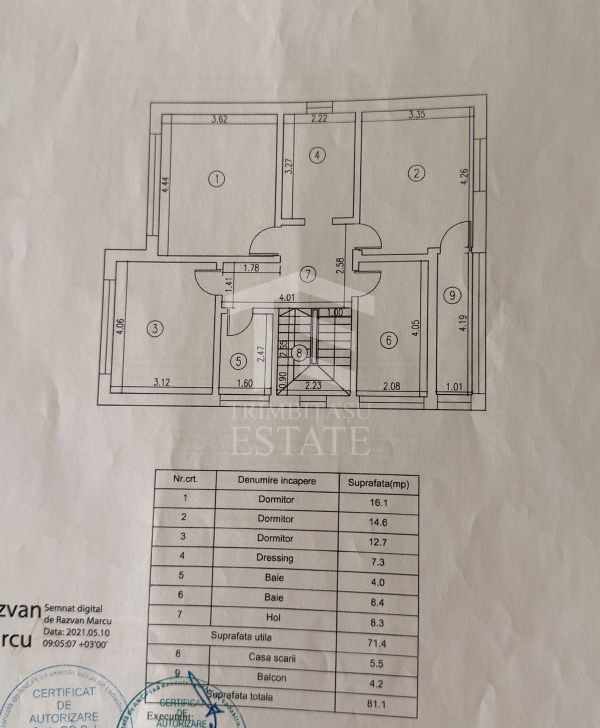 Vilă Premium 2021 | 237 mp utili | Teren 575 mp | Finisaje Luxury | - Schiță 54