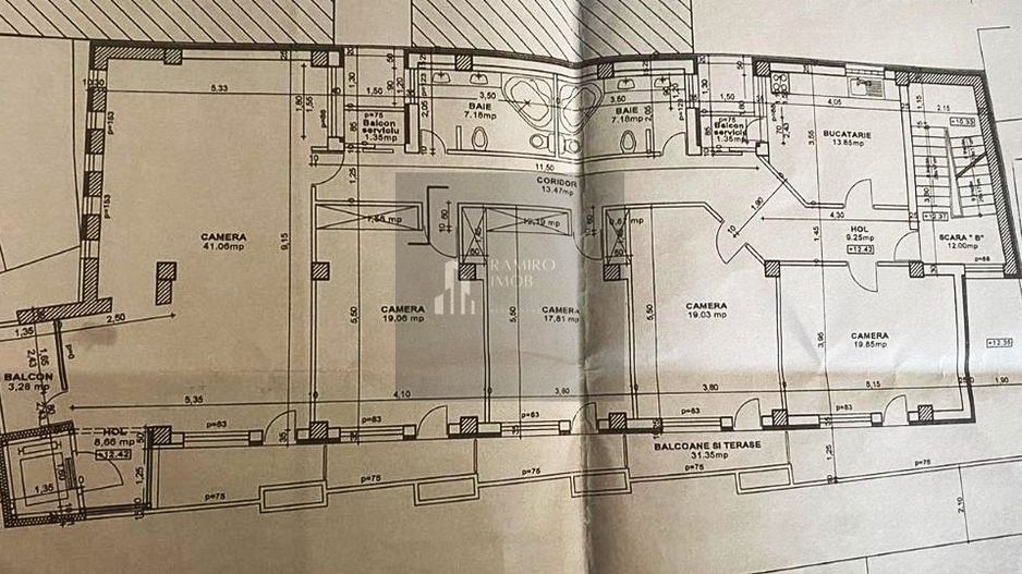 Apartament 5camere 220mp +terasa 210mp Unirii -Pasaj Marasesti -an2009 - Poză 4