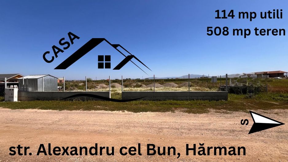 Casa deosebita, pe parter, Harman, 114 mp utili, COMISION 0% - Poză 2