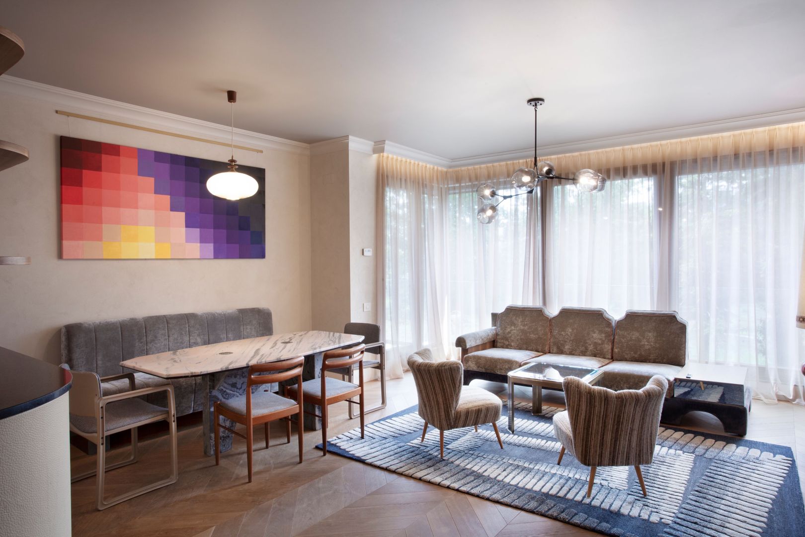 Exclusive 3-Room Apartment for Rent | Primăverii - Poză 3