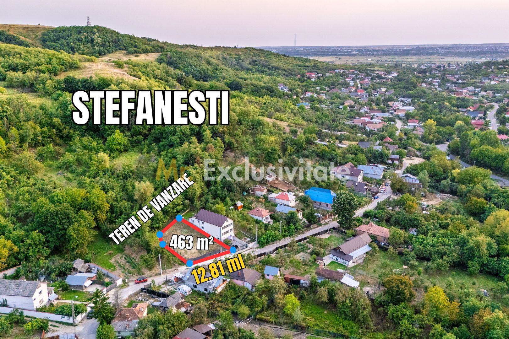 Teren intravilan cu priveliște deosebită  - Ștefănești, Argeș - Poză 4