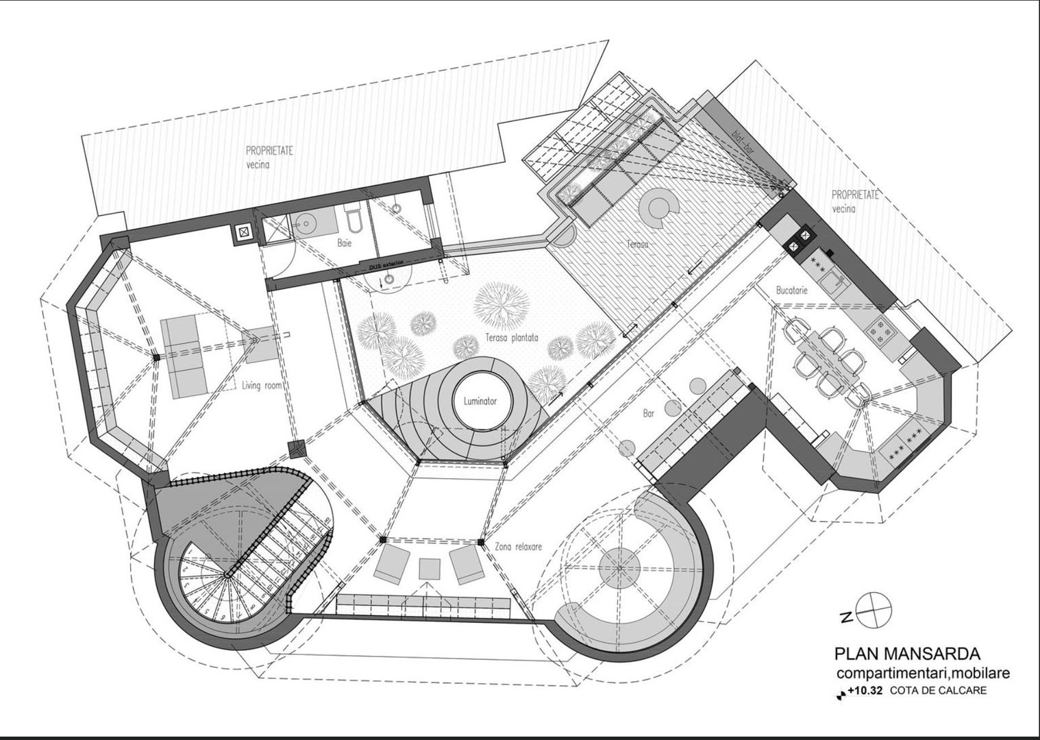 Casa Trei | Arhitectură neoclasică reinterpretată contemporan - Schiță 20
