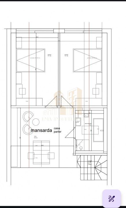 Casa individuala dispusa pe parter Sanpetru Brasov zona Lempes - Schiță 30
