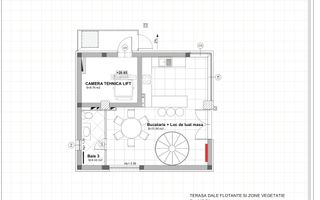 Penthouse de lux 150 mp utili + 200 mp terasa + 2 parcari subterane - Poză 11