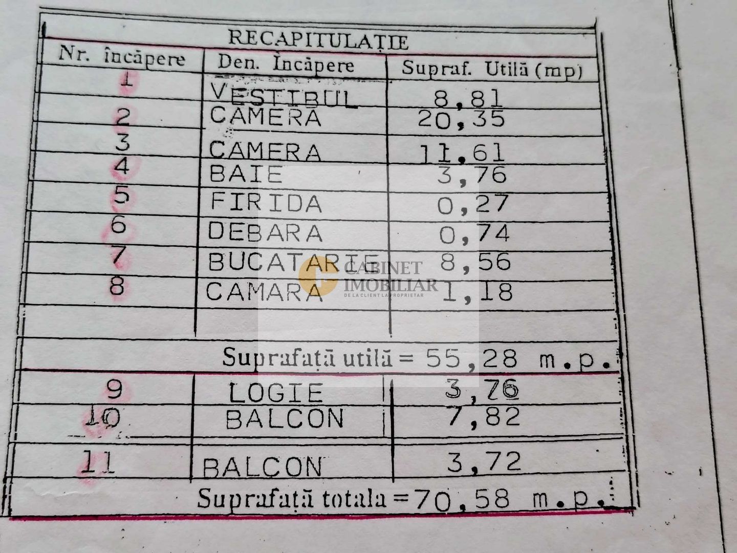 2 Camere - 70MP | Decomandat | Credit | Lujer - Bloc Evantai - Schiță 8