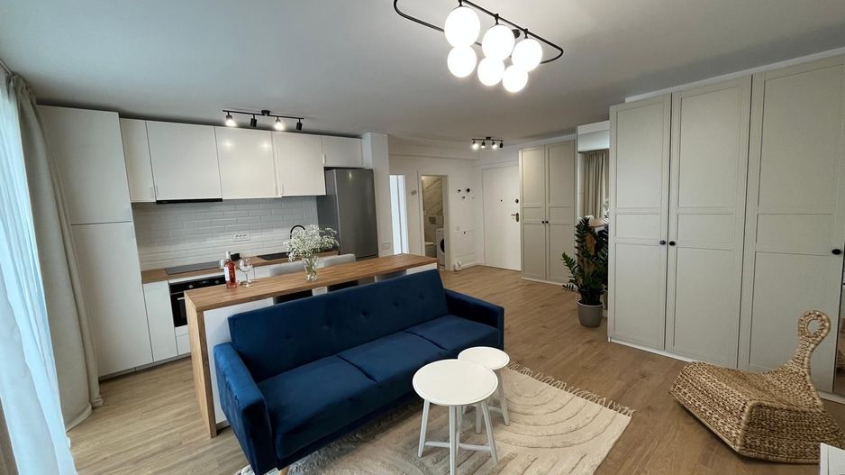 Apartament mobilat 2 camere superb cu terasa | Core Timpuri Noi - Poză 2