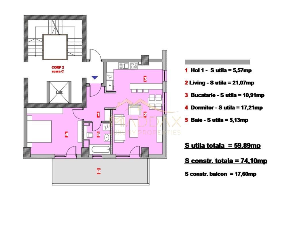 Apartament 2 camere//LUX//BLOC EXCLUSIVIST NOU//Herastrau//Cartierul Francez - Poză 22