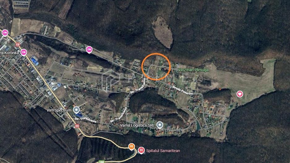 Teren 2.000 mp Corunca – vedere panoramică, lângă pădure, 70 €/mp - Poză 2