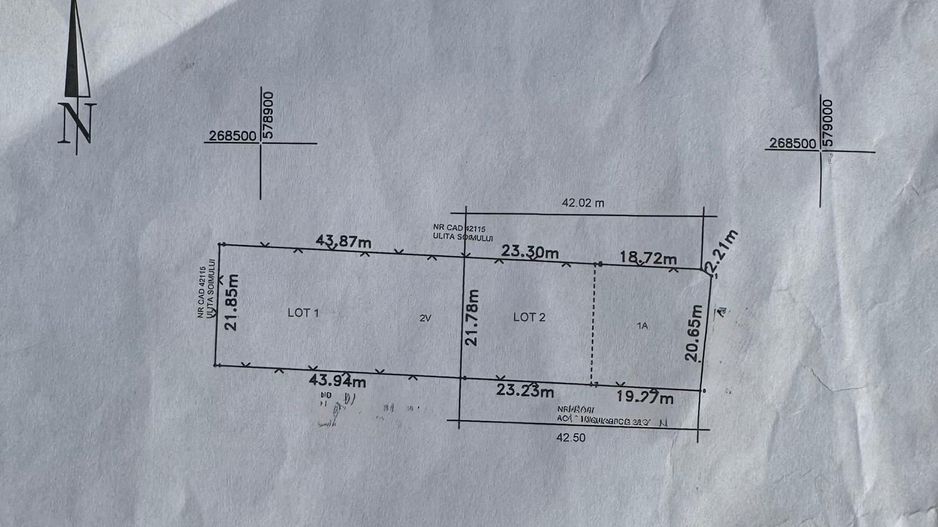 De vânzare teren intravilan 1897 mp, Str. Șoimului / Int. Șoimului - Schiță 3