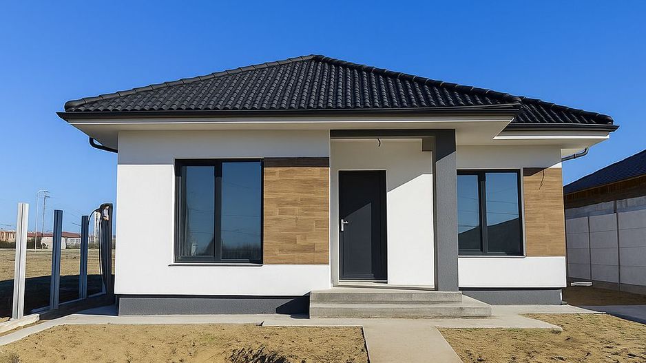 Casa noua cu fotovoltaice, parter 4 camere, Santandrei, Bihor, VANZARE - Poză 2