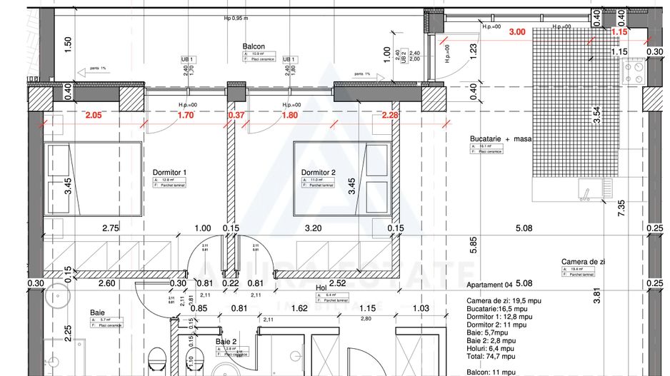 Apartament premium 75 mp utili cu parcare subterana si boxa Central - Poză 10