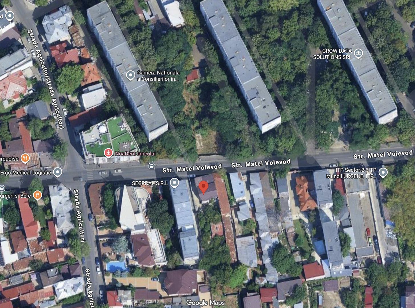 Teren 307 mp cu casă-  Matei Voievod- Posibilitate intaltime P+4 - Poză 1