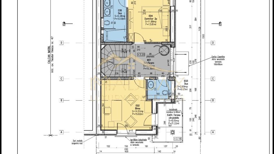 Vila Unica Noua cu 8 camere *300mp* /fotovoltaice si pompa cladura// Dorobanti - Schiță 44