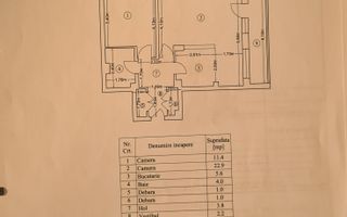 2 Camere | Brâncuși | Bloc 2010 | Renovat - Schiță 20