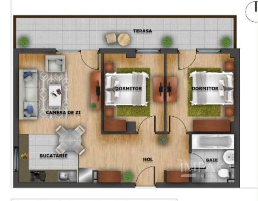 Apartament modern cu 3 camere in Luminia - Poză 10