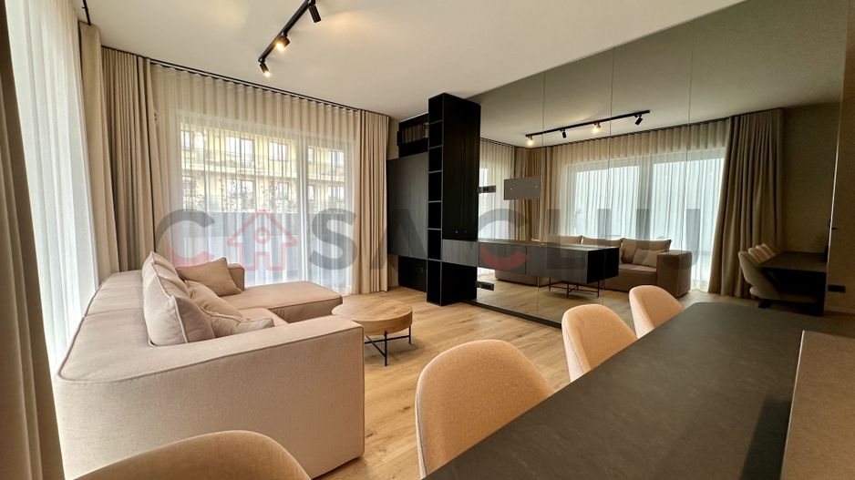 Apartament ultrafinisat, spatios. Parcare! Bloc Nou! Zona Fsega! - Poză 2