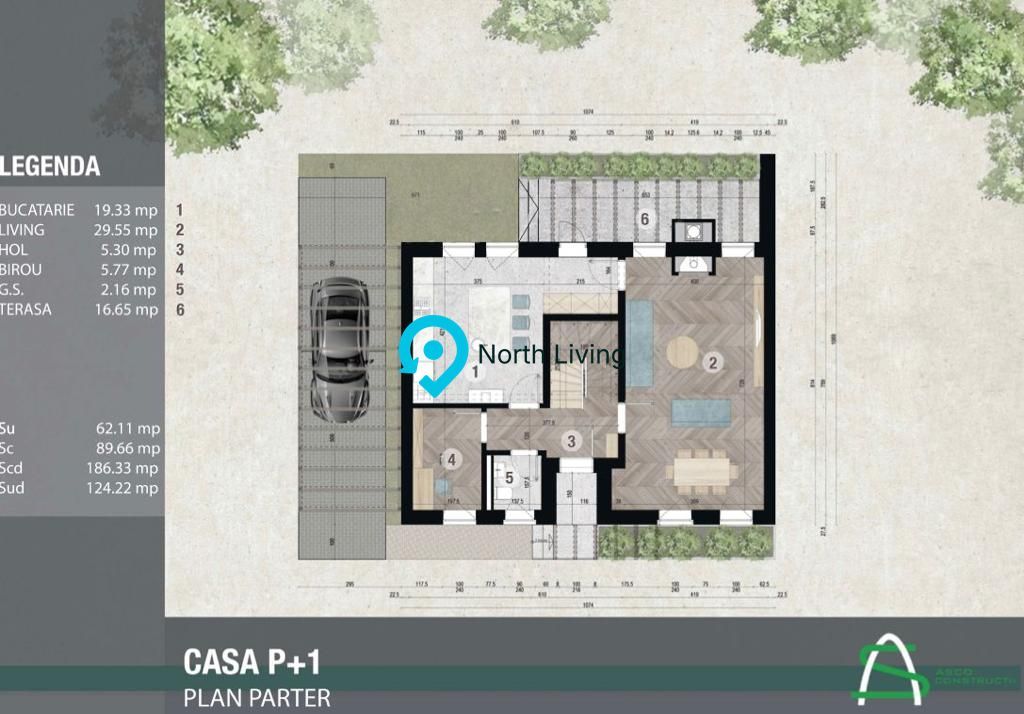 Vila 5 camere Pipera | 2 parcari | gradina - Poză 20