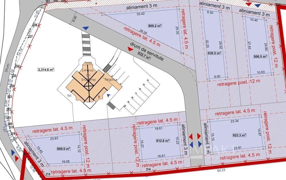 Teren 8.239 m2 Făget cu construcții și potențial ridicat de dezvoltare - Poză 2