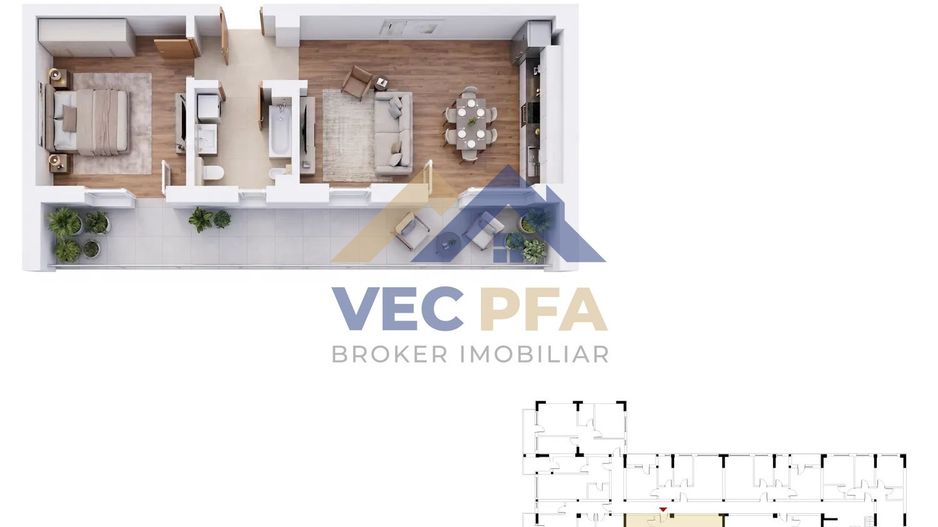 DISCOUNT 3-5% Apartamente 2 Camere Decomandate | Comision 0% - Poză 10
