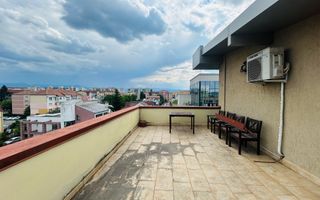 Penthouse de inchiriat, zona buna, terasa mare, mobilat si utilat - Poză 2