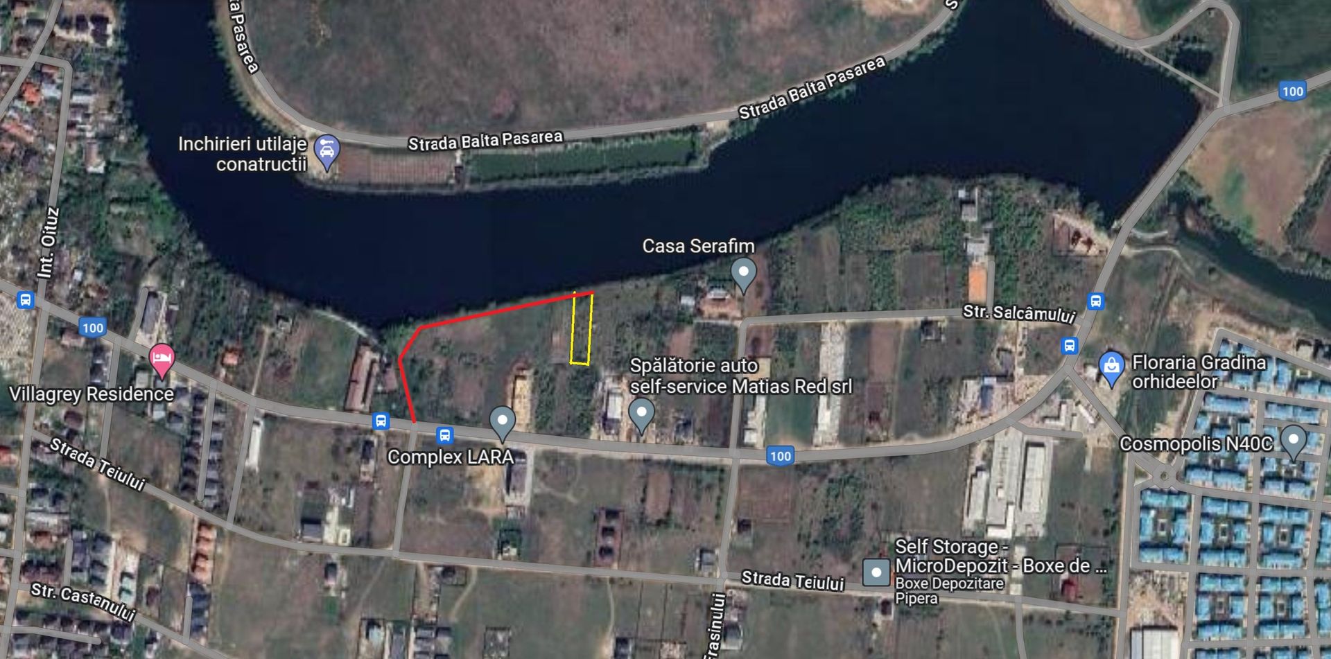 Teren 1500 mp | Deschidere catre lacul Pasarea | Ideal locuinta - Schiță 10