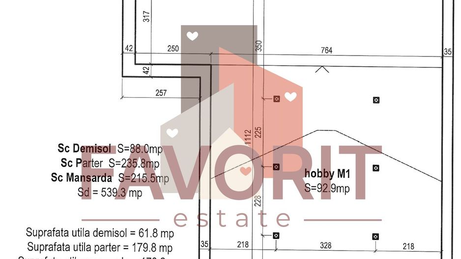 COMISION 0%. Casa individuala in centrul Dumbravitei. Oportunitate imobiliara - Schiță 33