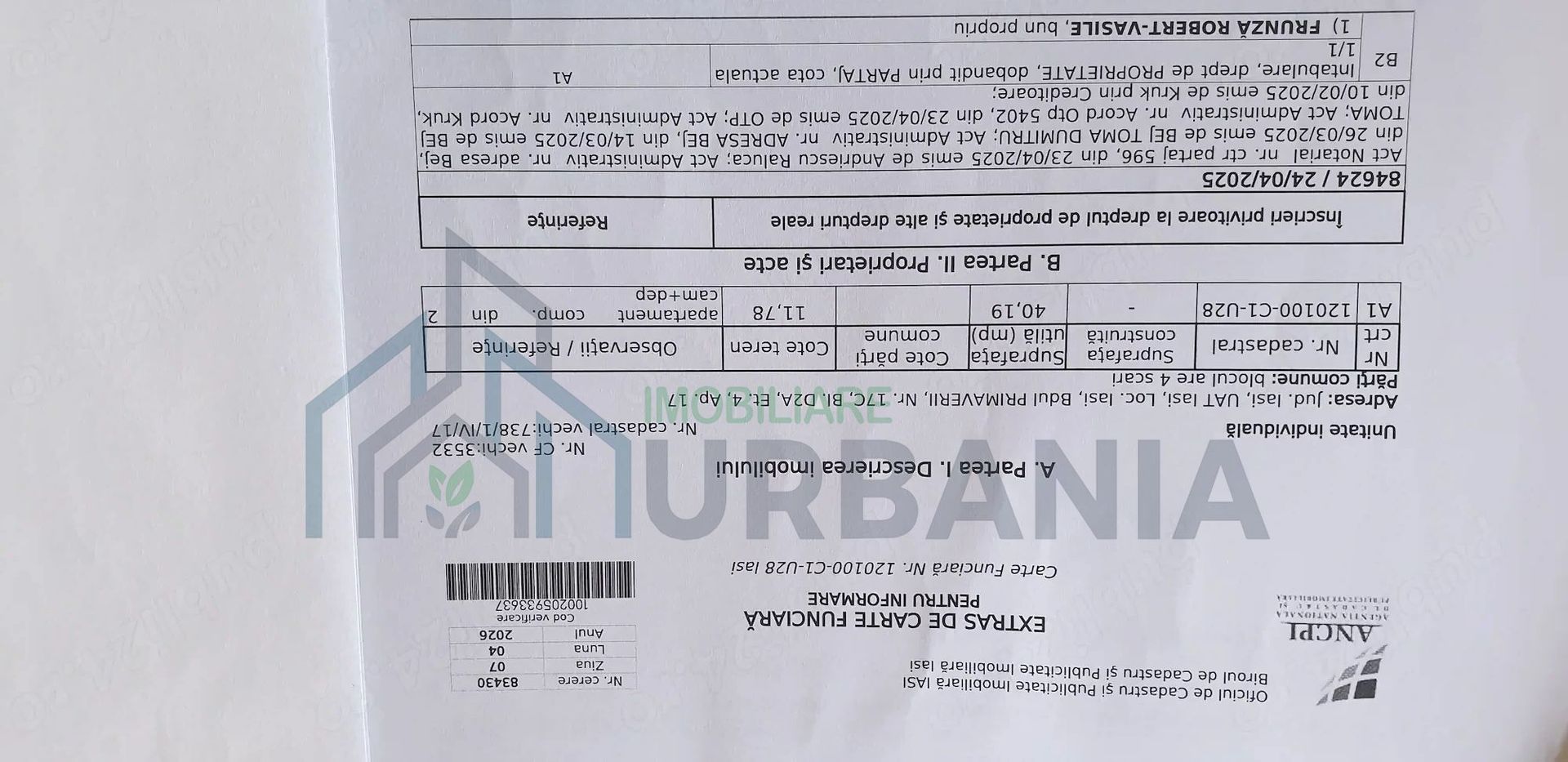 Apartament cu 2 camere, 40,19 mp, B-dul Primăverii 17C, Iași - 100.000 EUR - Poză 9