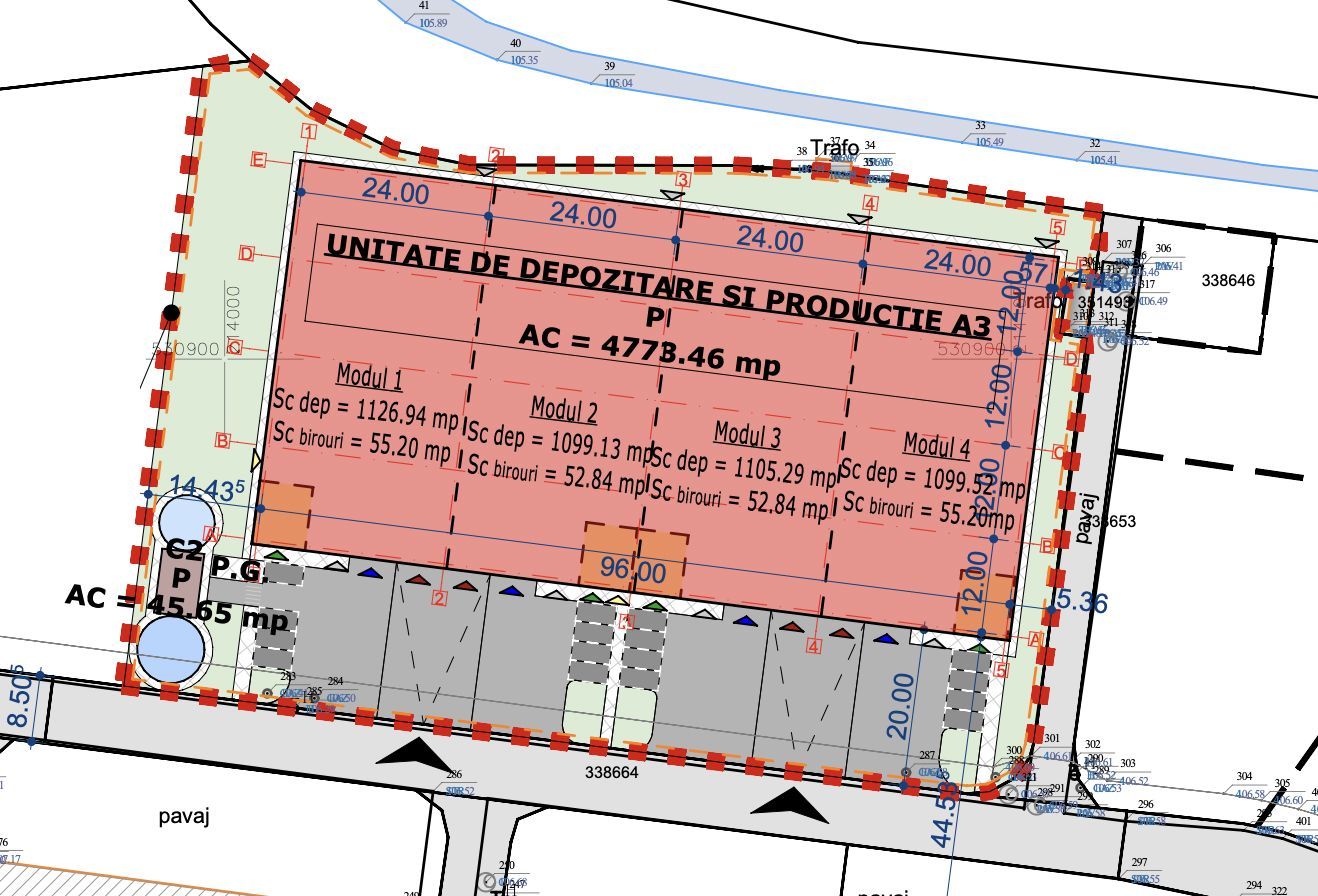 4646 mp - Hala industriala de inchiriat in Parc Industrial Arad - Poză 2