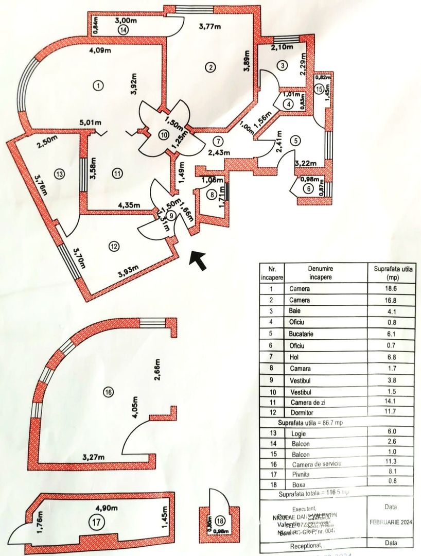 Cismigiu - Berthelot, 5 camere pe 2 nivele, pretabil investitie /birou - Poză 3