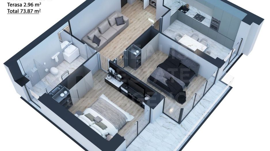 Vânzare, apartament, 2 camere, șoseaua Hîncești, Telecentru - Poză 2