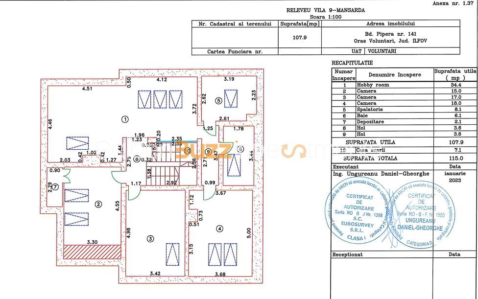 Vila duplex premium cu piscină | Oxford Gardens – Pipera |Lângă pădure - Schiță 20