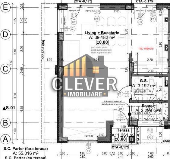 Vila duplex 4 camere 4 bai, 125 mp utili, Splaiul Unirii, parcare gratis - Schiță 5