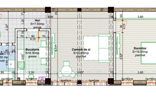 Apartament, intabulat, 2 camere nou de vanzare in Iasi Valea Lupului - Poză 2