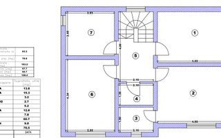 Casa individuala /carport/teren 450 mp, Poplaca - Schiță 9