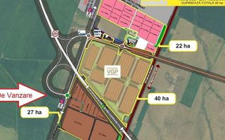 Parcele Teren industrial hale Arad sud, DN69, A1, Centura Sud-Est, PUZ - Poză 1