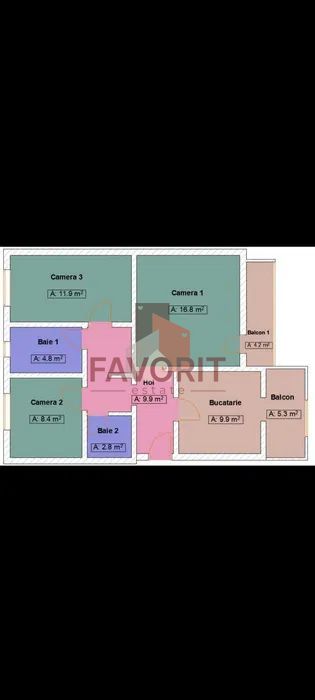 Apartament 3 camere decomandat | Zona Aradului - Poză 6