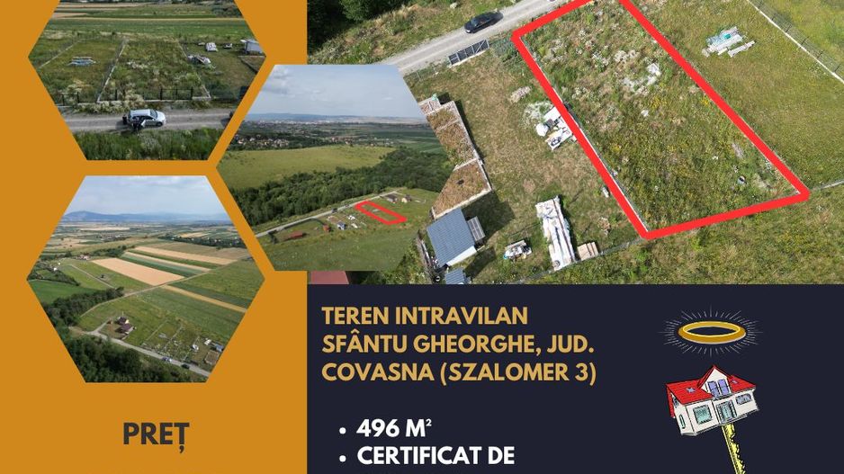 Teren intravilan 496 M² Szalomer 3 - Poză 1